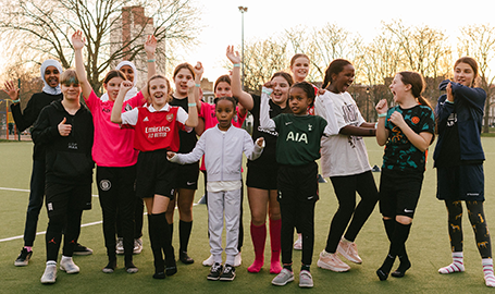 Girl's football team